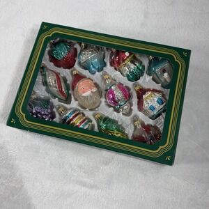 CHRISTMAS Traditional Ornaments Kurt S Adler VTG Kringle Santa Columbia